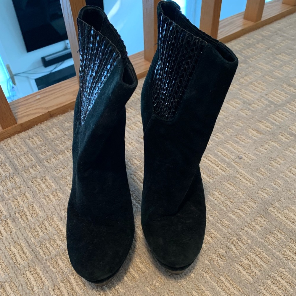 Rachel Zoe black booties